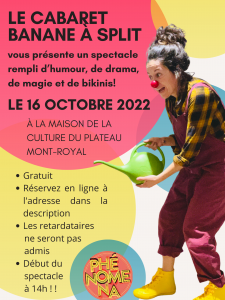 AQEPA Montréal Régional: Le Cabaret Banane à Split